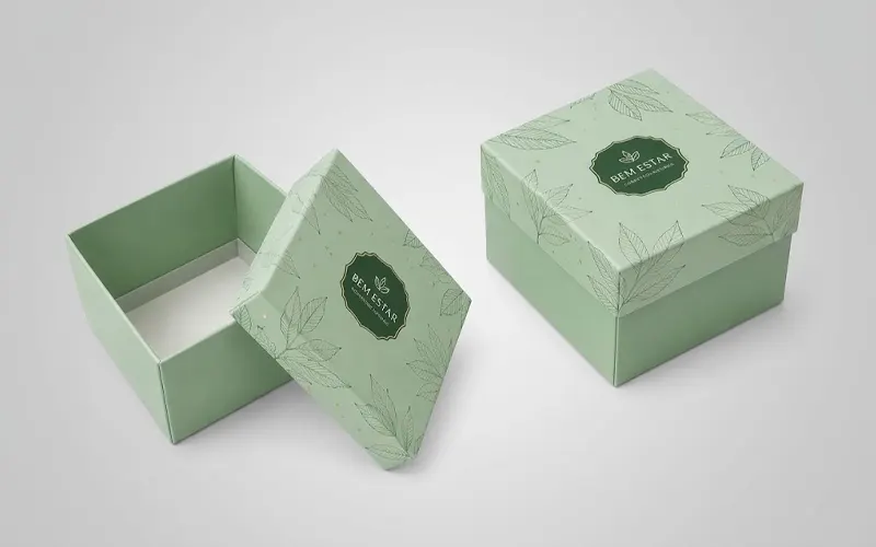 Caixa com Tampa - detalhe